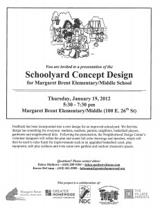 Marg. Brent Schoolyard Concept presentation 1.19.12