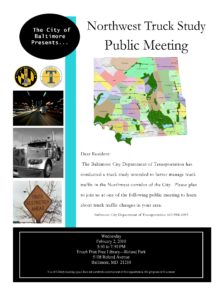 Northwest Truck Study Public Meeting